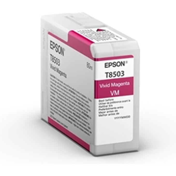 Epson T8503 originele inktcartridge, levendig magenta, 1 stuk