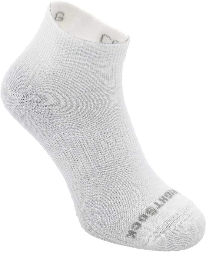 Wrightsock Coolmesh Quarter - Wit - 41-45
