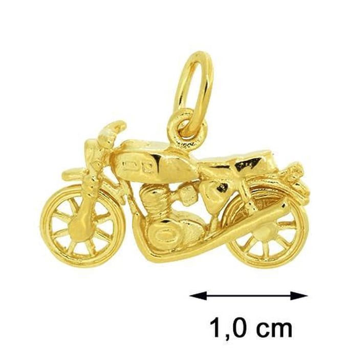Blinx Jewels Vergulden Hanger Motorfiets