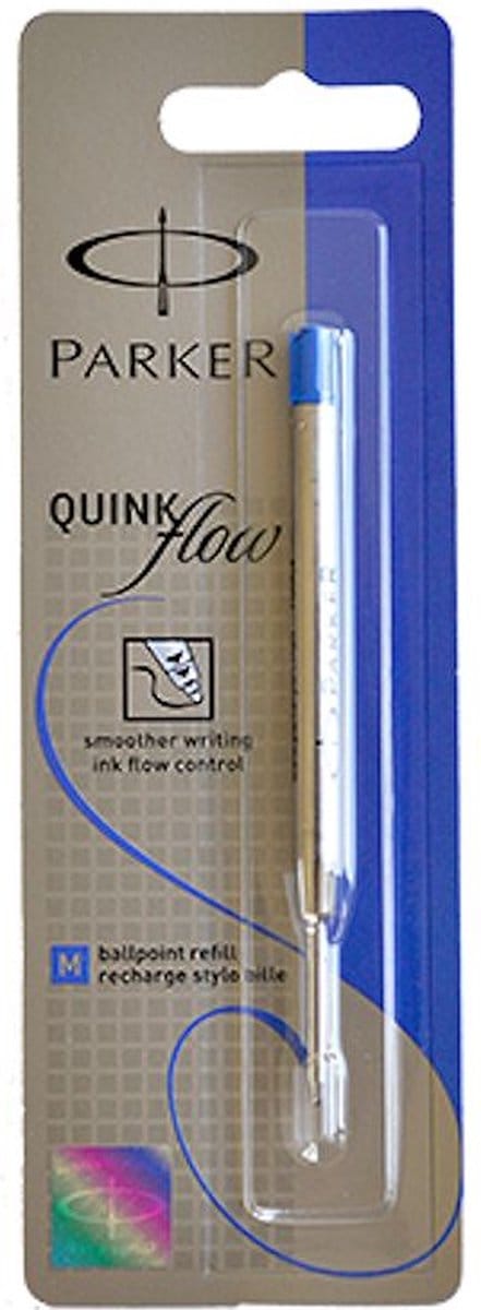 Parker balpen vulling blauw medium