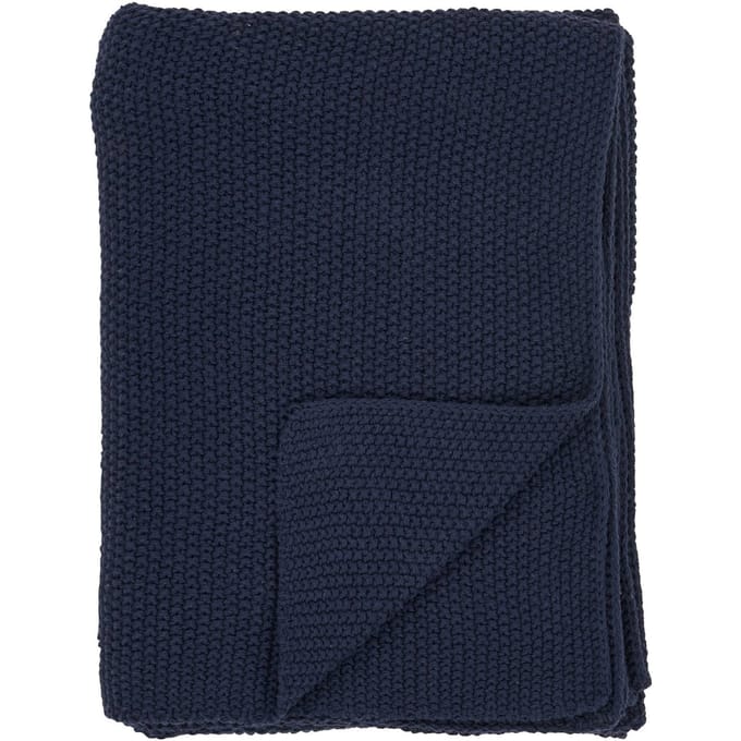 Santos Plaid 130x170cm blauw.