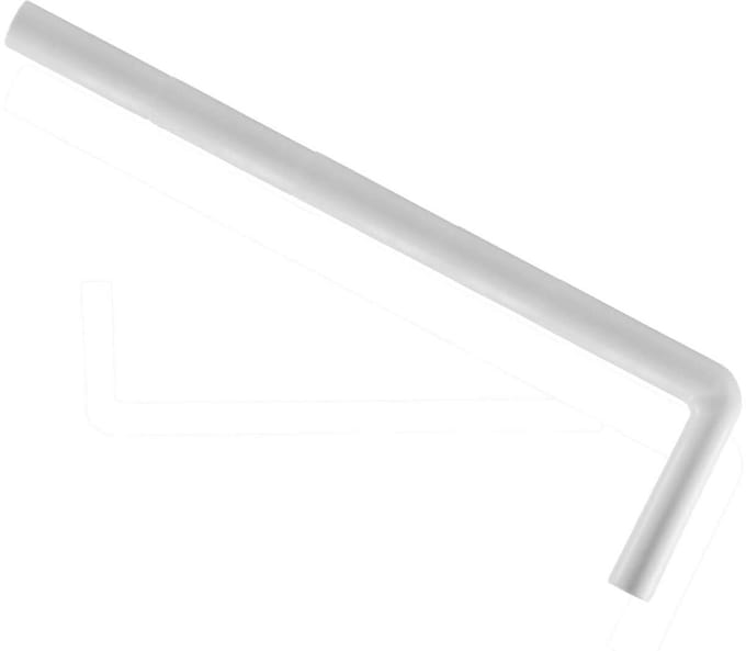 Riko Vloerbuis PVC 75 x 22 x 3,2 cm - Wit
