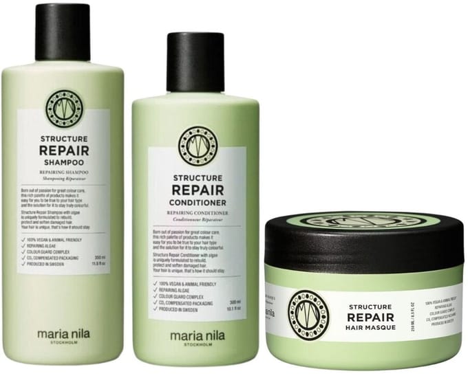 Maria Nila - Structure Repair Luxe Set - 350+300+250ml