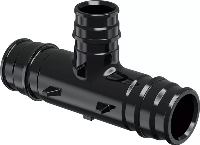 Uponor PE Xa Q&E PPSU Master T stuk verlopend 32x25x32mm