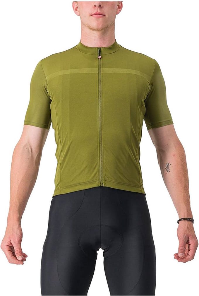 Castelli Classifica Korte Mouw Wielertrui Groen S Man
