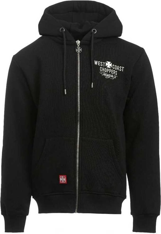 West Coast Choppers Motorcycle Co Sweatshirt Met Rits Zwart S Man