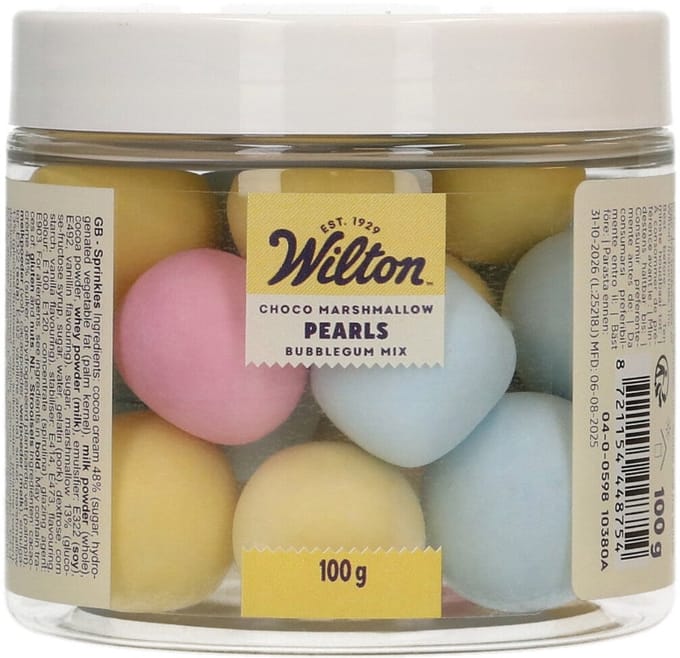 Wilton Choco Marshmallow Parels Bubblegum Mix 100g
