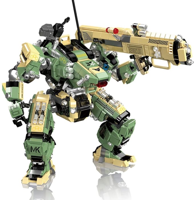 Mould King 93010 SciFi Mecha Battlefield Titan Bouwset | 2050 bouwstenen