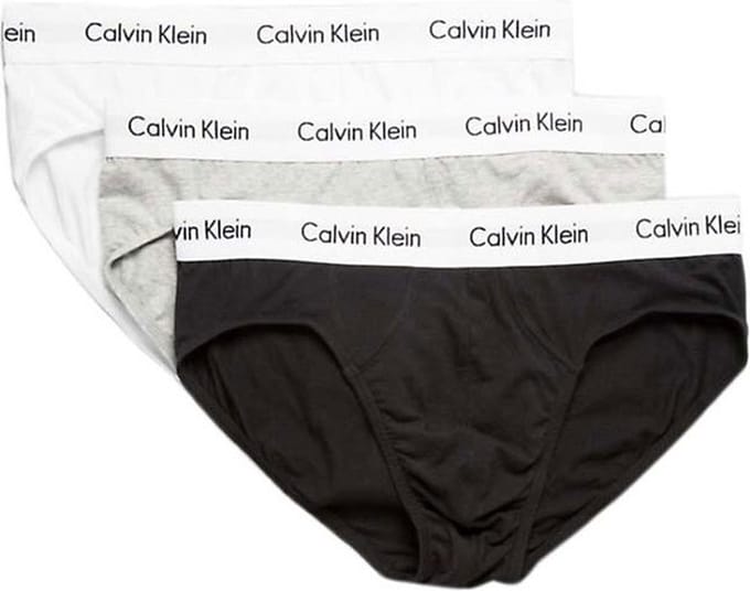 Slips Calvin Klein Jeans COTTON STRECH HIP BREIF X 3