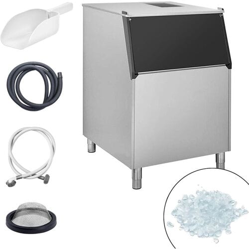 GGM Gastro Eisvorratsbehälter - 225 kg - für Eisbereiter EWI212VHN, EWI403VHN & FEI220N Zilver