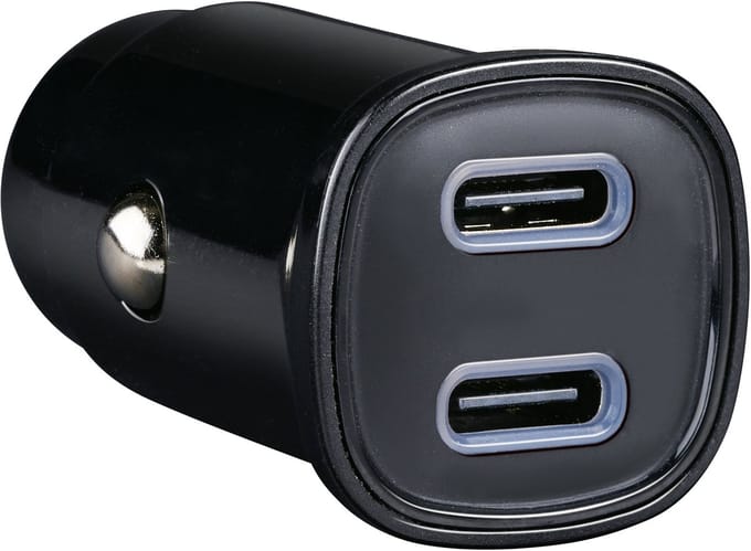 Car charger 12-24V USB C+C