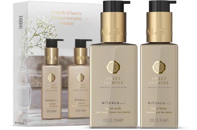 Rituals Sweet Jasmine Mini Kitchen Handbalm 85ml & Handwash 110ml