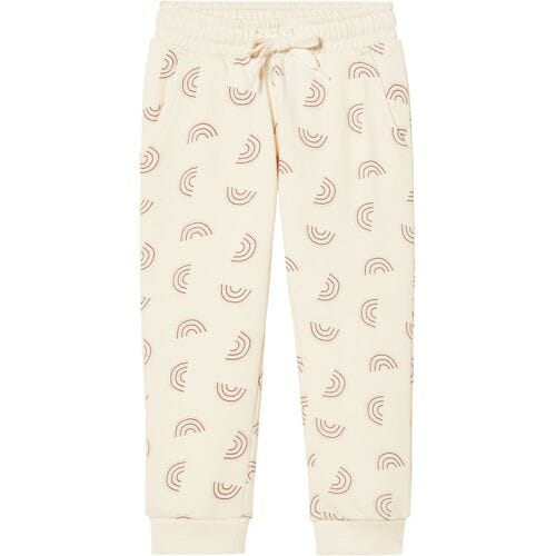 LUPILU Meisjes joggingbroek (patroon/wit, 122/128)
