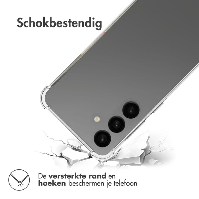 imoshion Hoesje - Geschikt voor Samsung Galaxy S24 - Shockproof Case - Transparant