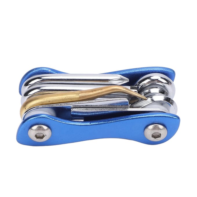 8 in 1 Duiken Reparatie Multi Tool 420 Roestvrij Staal Compact Multi Duikgereedschap Duiken Multi Tool blue