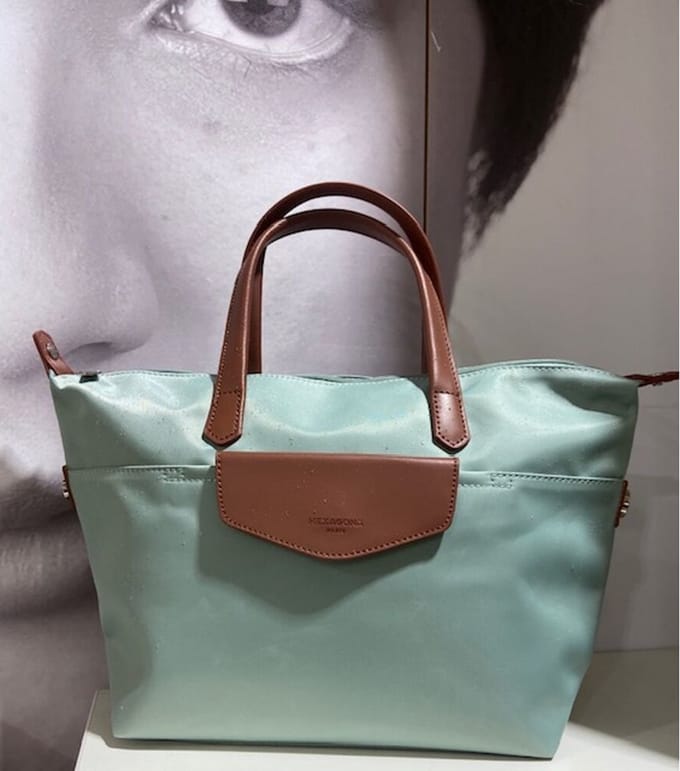 Hexagona Dames Handtas Mint | Groen | Maat: One Size