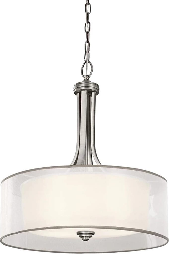 Kichler LED Hanglamp Lacey | 4X E27 Max 60W | Dimbaar | Antique Pewter