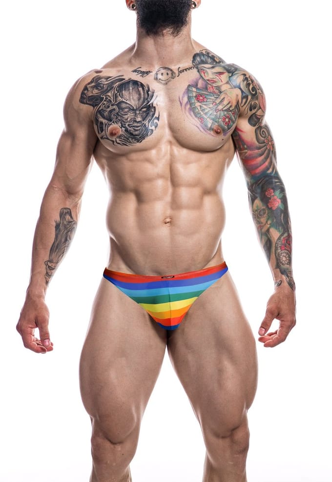 Cut4Men - Klassieke Herenstring - Rainbow M