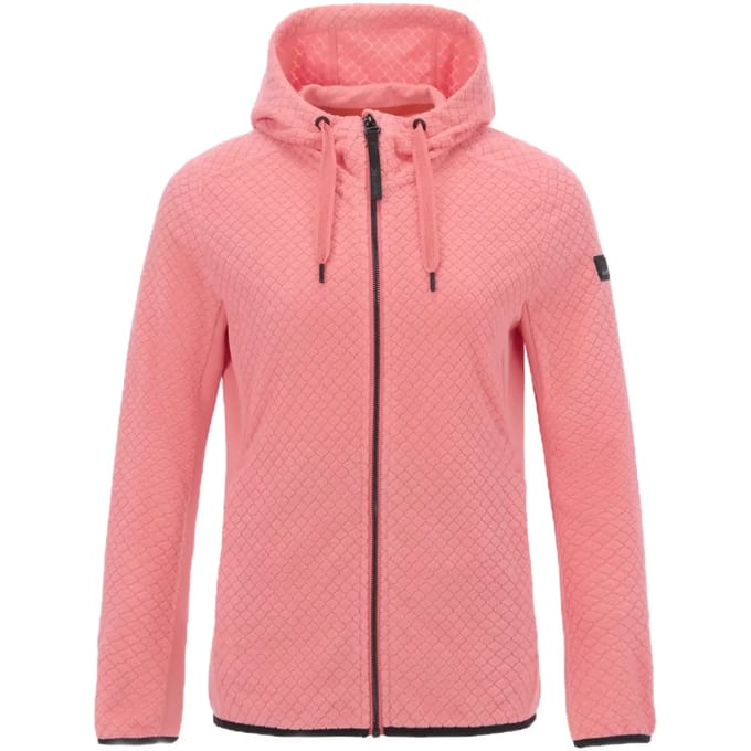 Ellula fleecevest met capuchon en volledige ritssluiting voor dames