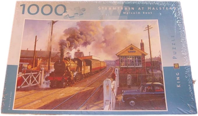 Puzzel 1000 Stukjes: Stoomtrein bij Halstead - Uitdagend Legpuzzel