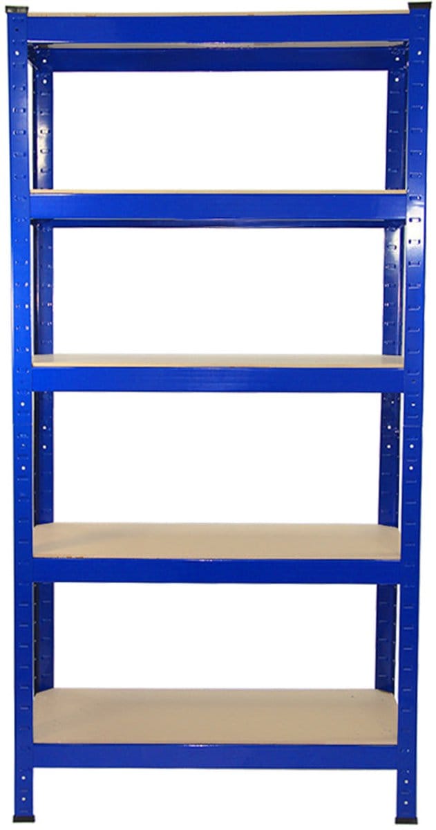 T-rax opslagstellingen - blauw - 75x150x30cm - 150kg/plank