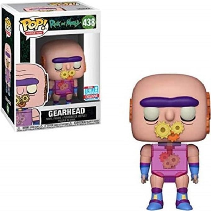 Funko POP! Gearhead Rick and Morty #438 Limited Edition Vaulted Rare 2018 Fall Convention