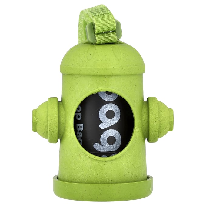 Sacs à déjections canines originaux, Peanuts®, Distributeur de sacs, Vert, Sac Snoopy, Non parfumé, 1 unité, 15 sacs gray