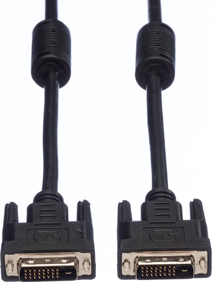 VALUE DVI monitor kabel, DVI M-M, (24+1) dual link, 1 m