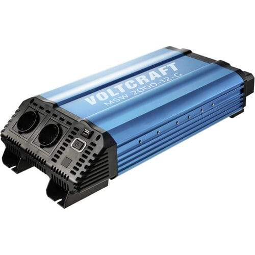 VOLTCRAFT MSW 2000-12-G Omvormer 2000 W 12 V/DC - 230 V/AC Gemodificeerde sinusvorm