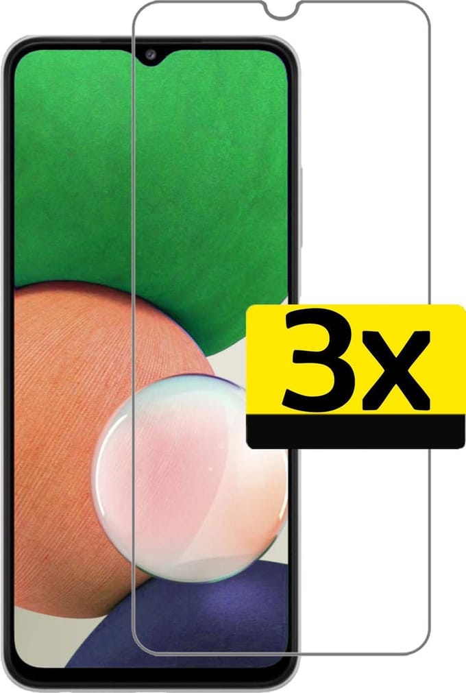 Screenprotector - Geschikt voor Samsung Galaxy A22 5G - 3 Stuks - Extra Sterk - Beschermglas - Gehard Glas - Tempered Glass - Screen Protector