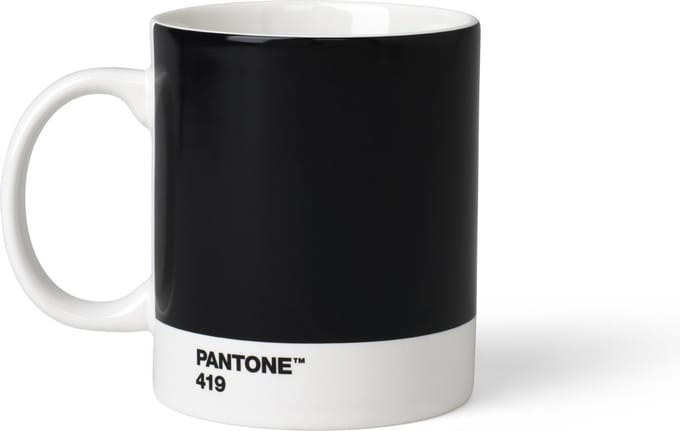 Pantone Koffiebeker - Bone China - 375 ml - Black 419 C