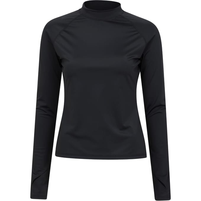 Mountain Warehouse Dames/Dames Rash Guard met lange mouwen (Zwart)