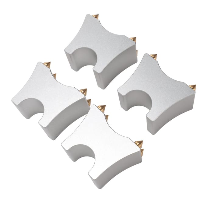 HiFi Kabel Spike Stand Schokabsorberend Verstelbare Aluminiumlegering HiFi Draad Tray Houder voor Luidspreker zwart