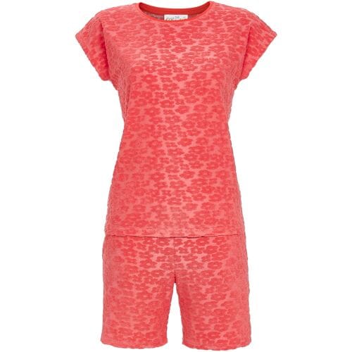 Ringella Zachte badstof shortama rood Rood vrouw 36