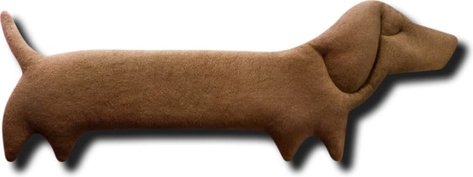 Leschi Warming Pillow Winston the Dog - Caramel/bruin