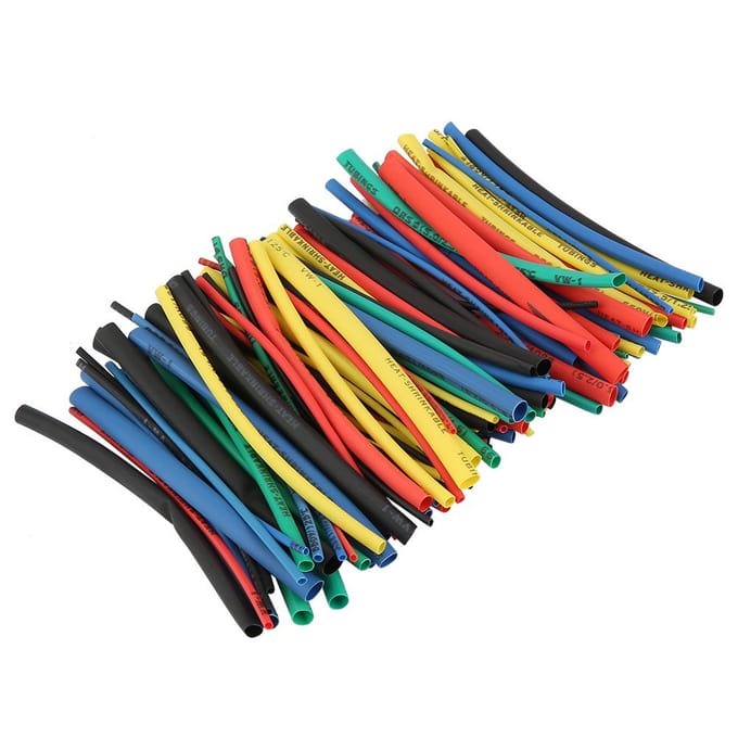 Gaine isolée pour câble métallique, 100 pièces, 5 tailles, 5 couleurs, 100mm