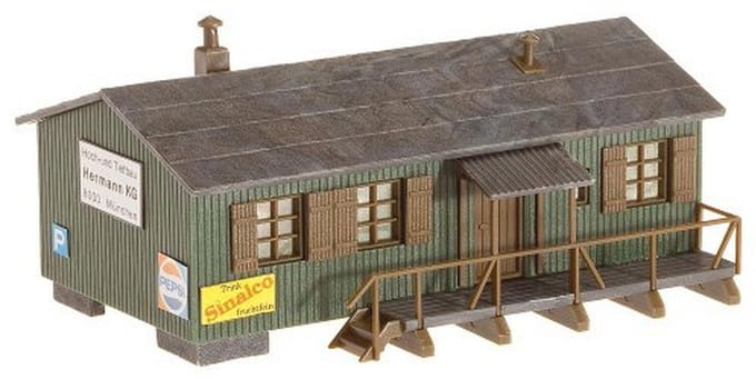 H0 Baracke Modelbouw Constructie