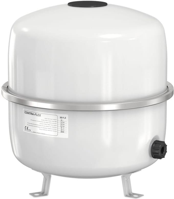 Flamco Expansievat Contra-Flex 80 L/1,5 bar (6 bar) wit, voor Verw., 26783