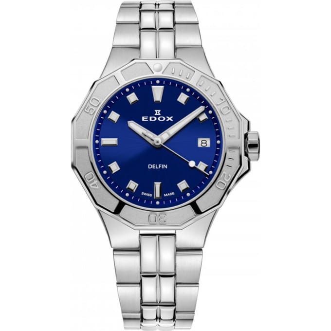 Edox Delfin 53020-3M-BUN Delfin Diver Horloge