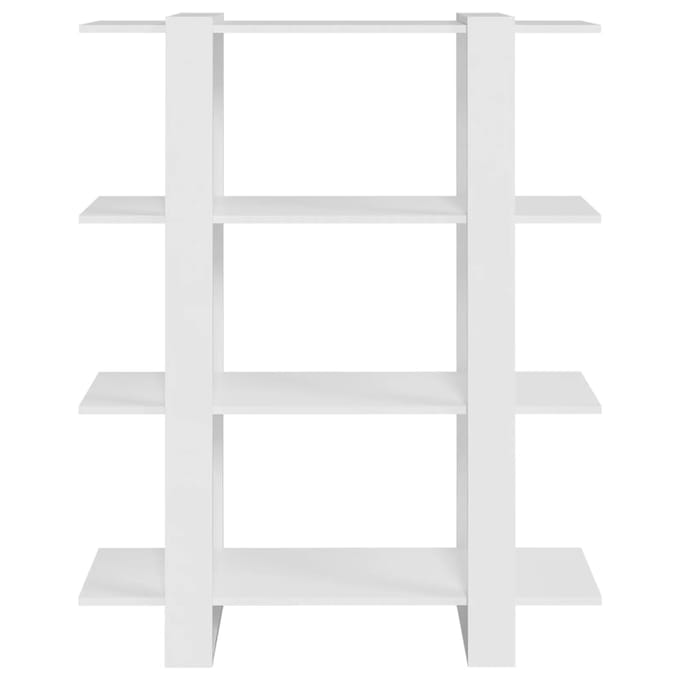 vidaXL - Boekenkast/kamerscherm - 100x30x123,5 - cm - wit