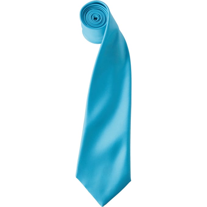 Premier Herensatineband (Smalblad) (Turquoise)