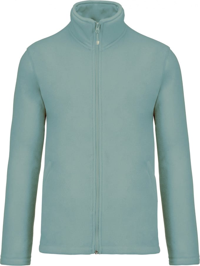 Kariban Microfleece met rits heren K911 - Sage - L