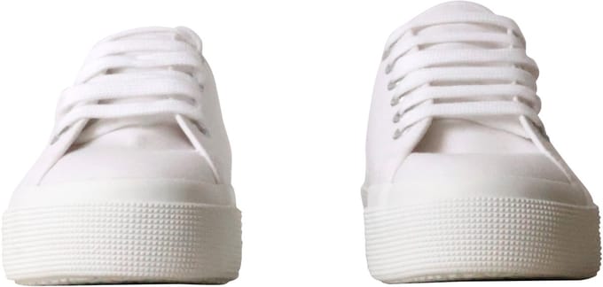Leggera-sneakers met veters en plateauzool