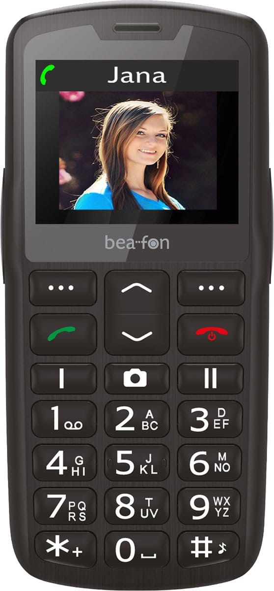 Beafon SL260 4G GSM telefoon voor senioren Zwart