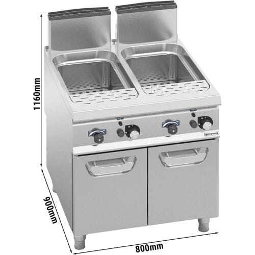 GGM Gastro Gas Nudelkocher - 80 Liter - 24kW