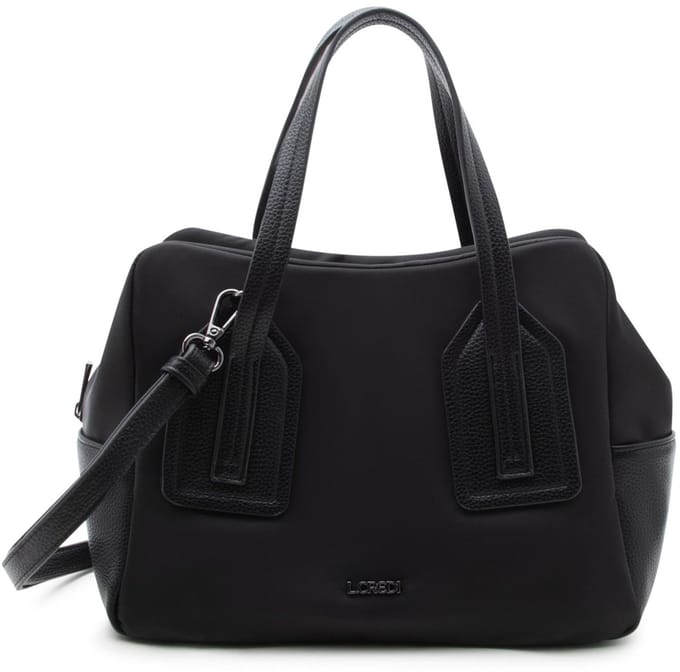 L.CREDI handtas schoudertas Sadma Hand Bag Schwarz zwart