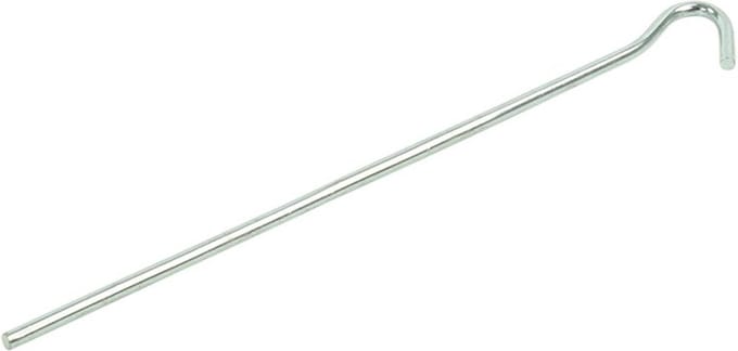 ProPlus Tentharing met open oog - metaal - 22 cm - geschikt voor zachte bodems