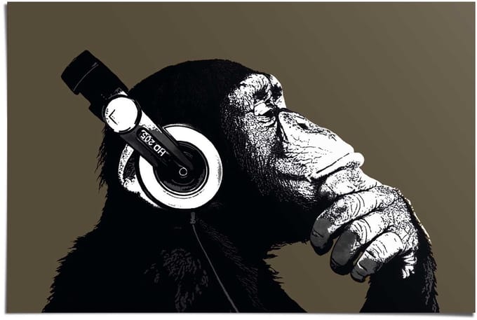 Poster The Chimp - stereo - 61 x 91,5 - Papier - REINDERS