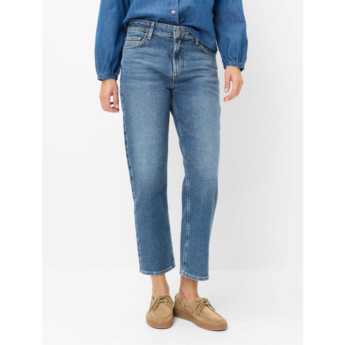 Brax Dames Jeans  Style MADISON S USED REGULAR BLUE, denim blauw regular, maat 48