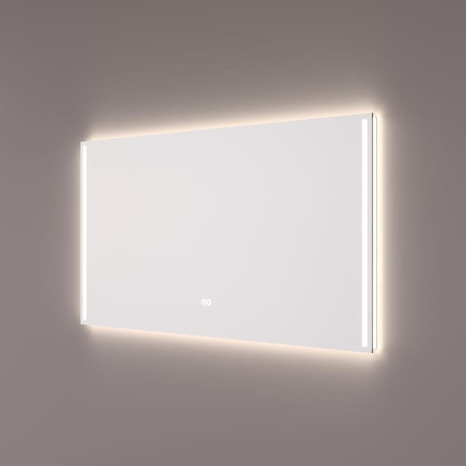 HIPP Design spiegel met LED Verlichting & Touch Dimmer & Verwarming & Kleurenwissel & 80 x 70 x 3 cm